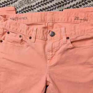 J. Crew Toothpick skinny jeans sz 28
